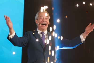 Nigel Farage's populist Reform UK recently hit 30 per cent support in opinion polls. Reuters