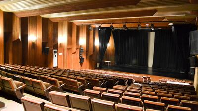 The auditorium can seat up to 447 people. India Stoughton