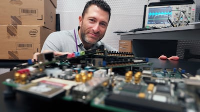 NYUAD researcher Ozgur Sinanoglu believes adding security to the hardware of the chip makes it 'unhackable'. Delores Johnson / The National