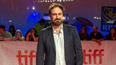 Justin Kurzel arrives at the world premiere of 'True History of the Kelly Gang' at the Toronto International Film Festival on September 11, 2019. AP