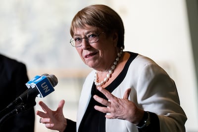Michelle Bachelet, Chile's former president and candidate for the UN secretary general post. Bloomberg