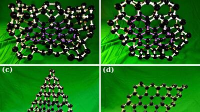 Novamene model used in the scientific paper. A novamene is a new class of carbon allotropes. Courtesy Heliyon