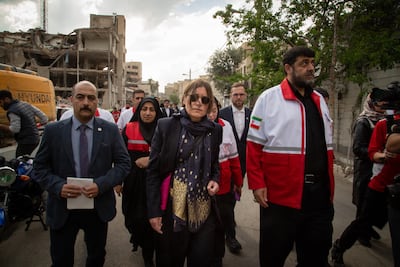 International Committee of the Red Cross president Mirjana Spoljaric visits Tehran. Photo: ICRC