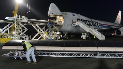 The main goal of the Solar Impulse project is to circumnavigate the world, in March 2015 from Abu Dhabi. Laurent Gillieron / EPA