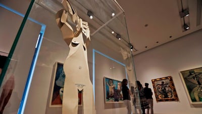 The show has been curated by Camille Frasca from the Picasso-Paris National Museum and Yasmine Chemali from the Sursock Museum. Joseph Eid / AFP