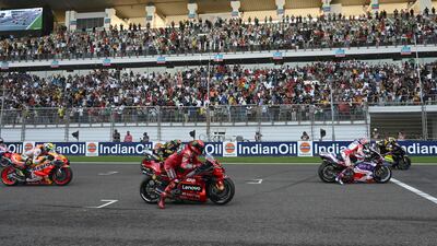 This is the first time that MotoGP has been held in India. Getty Images