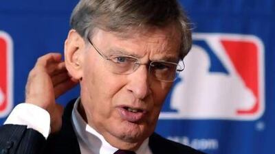 Major League Baseball Commissioner Bud Selig speaks during a news conference following baseball meetings at the Otesaga Hotel on Thursday, Aug. 15, 2013, in Cooperstown, N.Y. (AP Photo/Mike Groll) *** Local Caption *** Baseball Meetings.JPEG-0ce7c.jpg