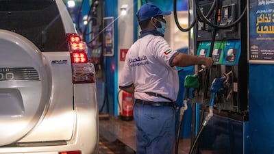 Fuel prices in the UAE are tied to those in the global oil market. Victor Besa / The National