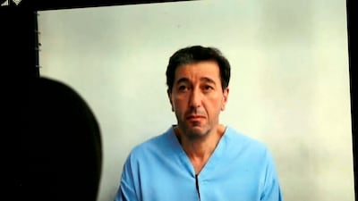 Bassem Awadallah during a verdict hearing at a state security court, in Amman, Jordan. AP