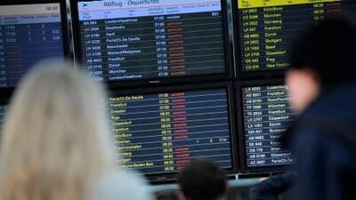 Ash pouring from an Icelandic volcano reportedly reached northern Germany, forcing the closure of airports from Hamburg to Berlin.