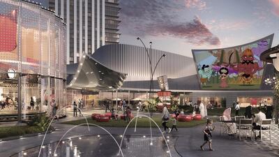 An artist concept of the south roof of Al Maryah Central. Courtesy Gulf Related