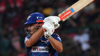 Lucknow Super Giants' Marcus Stoinis smashed a quick fifty. AFP