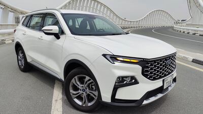 The Ford Territory is in the same category as the Hyundai Tucson, Kia Sportage, Honda CR-V and Nissan X-Trail. All photos: Gautam Sharma for The National