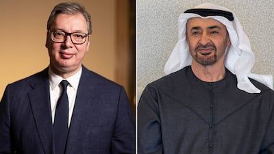 President Sheikh Mohamed held a phone call with Serbian President Aleksandar Vucic.