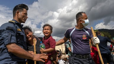 Hundreds of people are missing after devastating floods and mudslides at the border between Nepal and Tibet. EPA