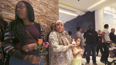 Flowers and candles were prominent at the vigil. Sarah Dea / The National