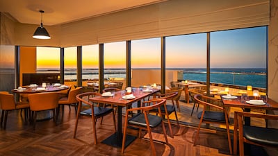 Italian restaurant Sette is on the seventh floor, giving guests a 360-degree view over the resort. All photos: JA Beach Hotel