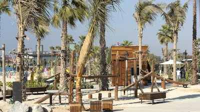 Outdoor play area at La Mer. Christopher Pike / The National.