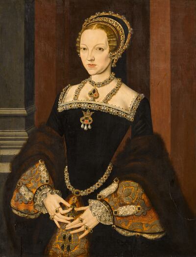 A painting of Katherine Parr, estimated at £600,000 - £800,000 will be auctioned later this year as part of Sotheby's July Old Masters evening sale. Photo: Sotheby's