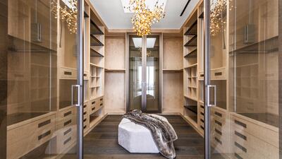 Walk-in wardrobes. Courtesy Joe Bryant