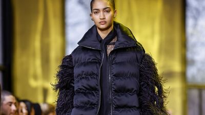 There were even puffer jackets as part of the collection. AP