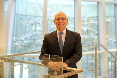 Dr Bloom, 72, said the past 10 years have been a “phenomenal period in my life” but that “it is really the right time” for him to step aside. Pawan Singh / The National