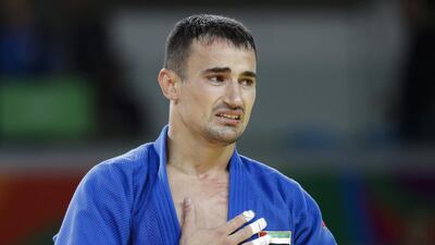 Sergiu Toma celebrates after winning the bronze medal of the men's 81-kg judo competition at at the 2016 Summer Olympics in Rio de Janeiro. Markus Schreiber / AP Photo