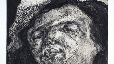 An untitled work by Marwan. Courtesy Meem Gallery and Art Dubai