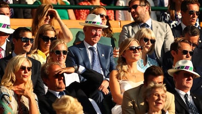 Former football manager Sir Alex Ferguson in the Royal Box in 2019. Getty