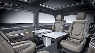 The interior is as luxurious as any MPV.