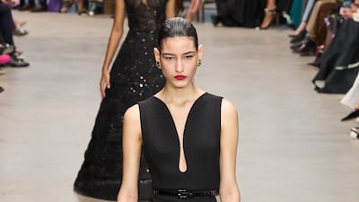 Showing that simple is best, a knock-out look by Carolina Herrera. Photo: Carolina Herrera