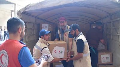 The ERC provided food and clothing to more than 500 cleaners in Syria’s Latakia governorate