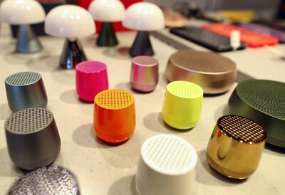 Lexon bluetooth speakers from THAT. Chris Whiteoak / The National