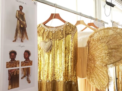 Behind the scenes at the Dolce & Gabbana Alta Moda show. Courtesy Selina Denman