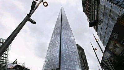 A view of the Shard in London. The exterior construction of western Europe's tallest building is set to be completed today. Lefteris Pitarakis / AP Photo