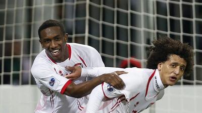 Ahmed Khalil, left, and Omar Abdulrahman may still be young, but they have plenty of international experience. Fadi Al Assaad / Reuters