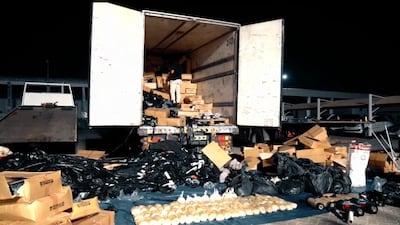 'Black Bags' led to the arrest of 24 suspects. Photo: Sharjah Police