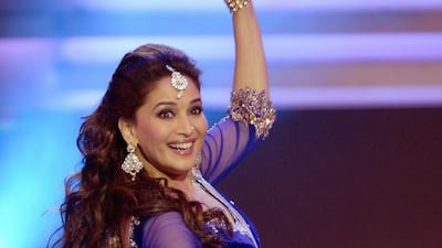 In 2014 Madhuri Dixit heads a gang of female vigilantes in Gulaab Gang, a film inspired by a group of women from the Bundelkhand area of India who fight against social injustices. AFP