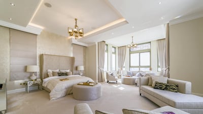 One of the seven bedrooms to choose from. Courtesy LuxuryProperty.com