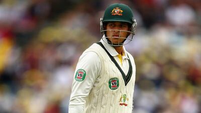 Australia's Usman Khawaja shown during a Test match against England during the 2013 Ashes tour. Ryan Pierse / Getty Images / August 10, 2013