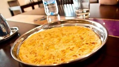 Puran poli is sweet, unleavened bread filled with a paste of chana dal and jaggery. Courtesy Iliveinafryingpan