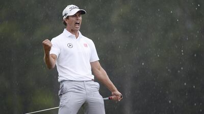 Adam Scott will be the second Australian, after Greg Norman, to become the world No 1 if he finished among the top 16 this week. Tannen Maury / EPA