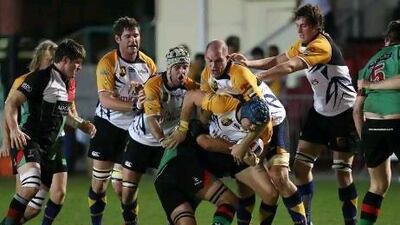 The Dubai Hurricanes, in yellow and white, are looking to be crowned the best side in West Asia for the second successive year.