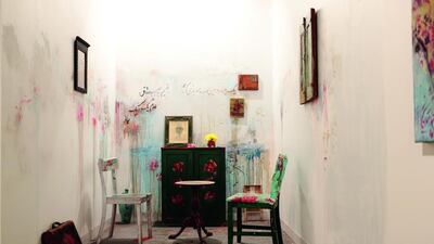 Galerie Brigitte Schenk is among the 50 galleries that are contributing to this year’s Abu Dhabi Art fair at Manarat Al Saadiyat in Abu Dhabi. Christopher Pike / The National