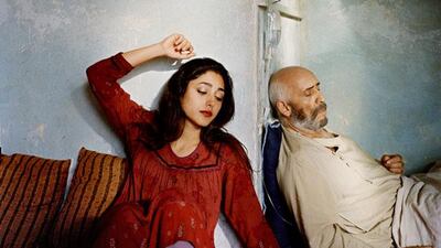 A still from The Patience Stone featuring Golshifteh Farahani. Courtesy Atiq Rahimi