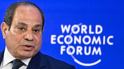 Egypt's President Abdel Fattah El Sisi said Lebanon and Syria have turned a corner, but that wars and divided states continue to proliferate across the region. AFP