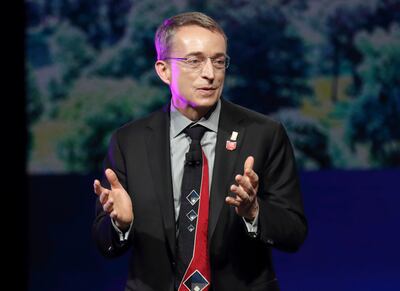 Intel chief executive Patrick Gelsinger. AP