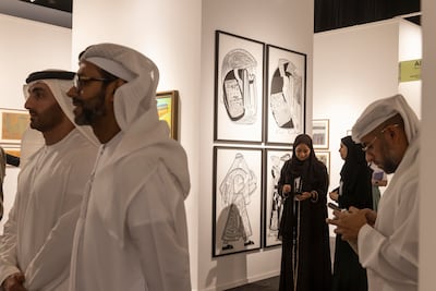 Gallery One from Ramallah has become one of the fair’s early talking points. Antonie Robertson / The National