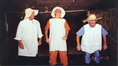 Christmas pantomimes were amongst the seasonal traditions at the RAK Sailing Club for many decades. Courtesy: Michelle Leboutte