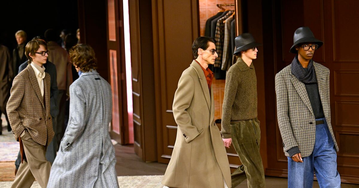 Latest menswear styles channel casual comfort as spotted at Zegna ...